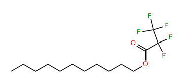 Pentafluoropropionic acid undecyl ester